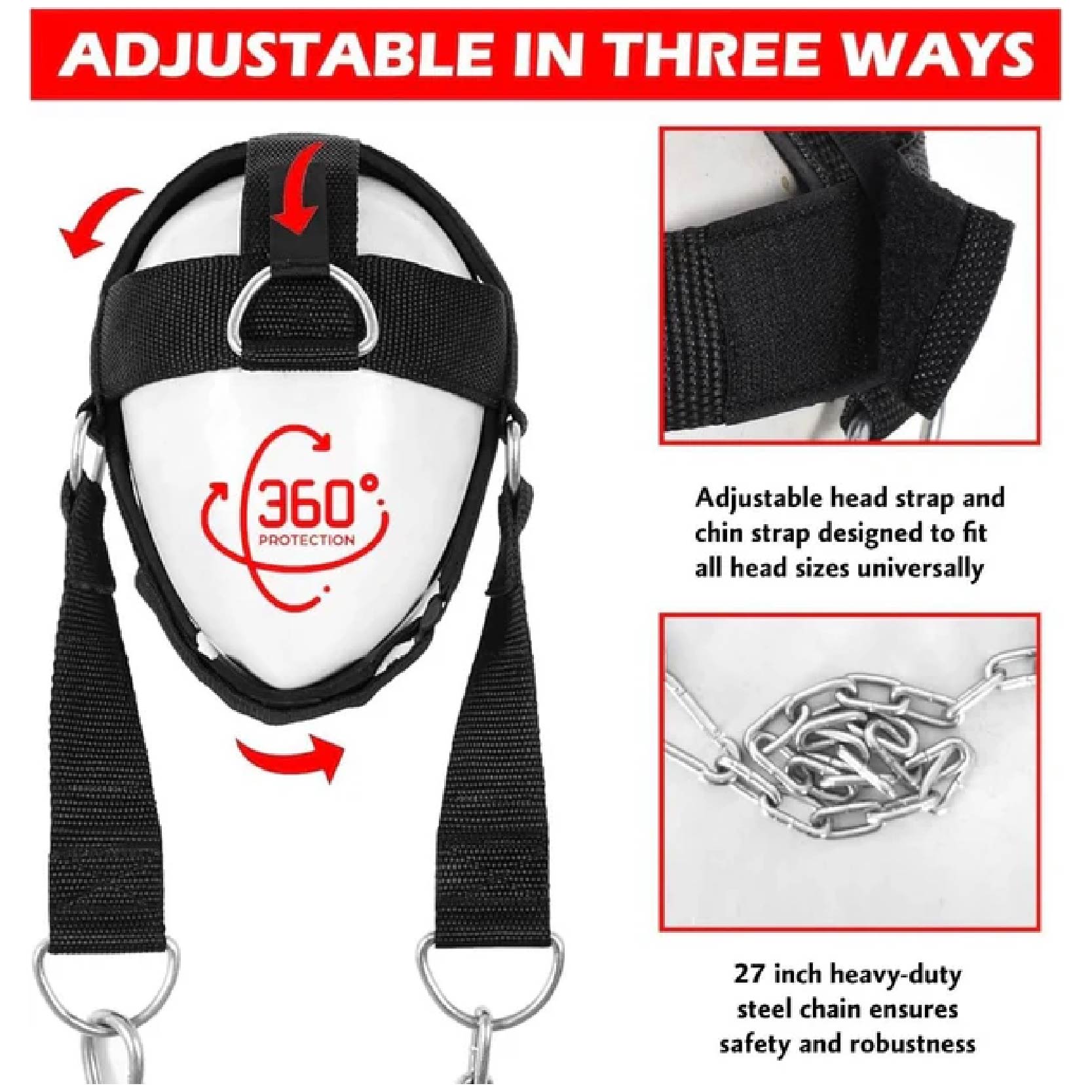 QTF Adjustable Head Harness