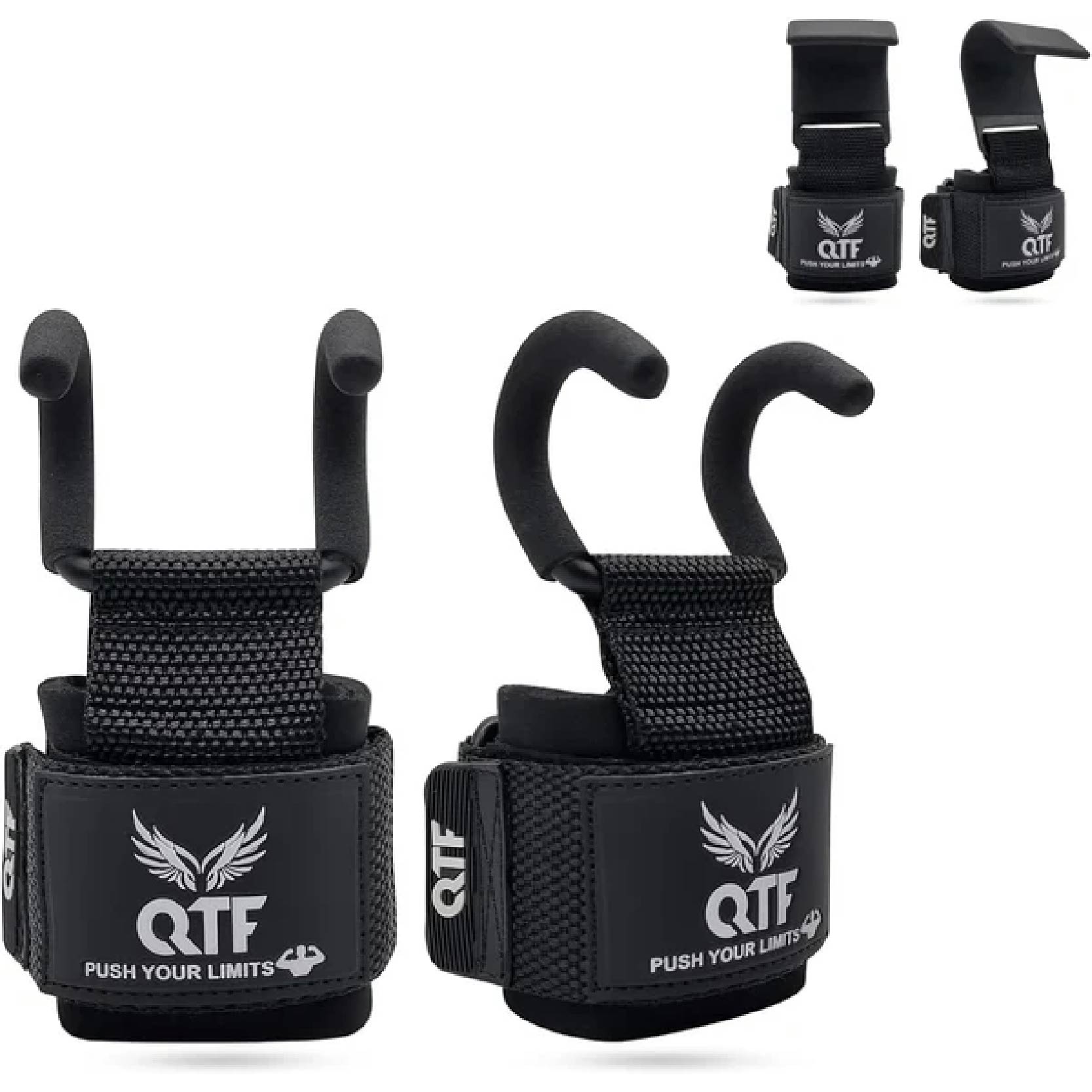 QTF Fitness Weight Lifting Barbell Hooks