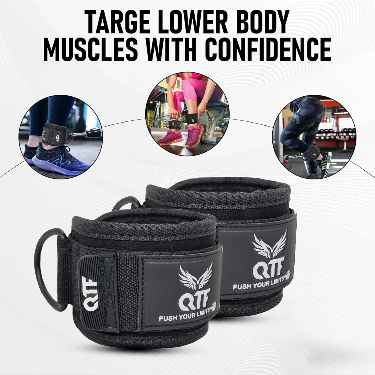 QTF Gym Ankle Straps