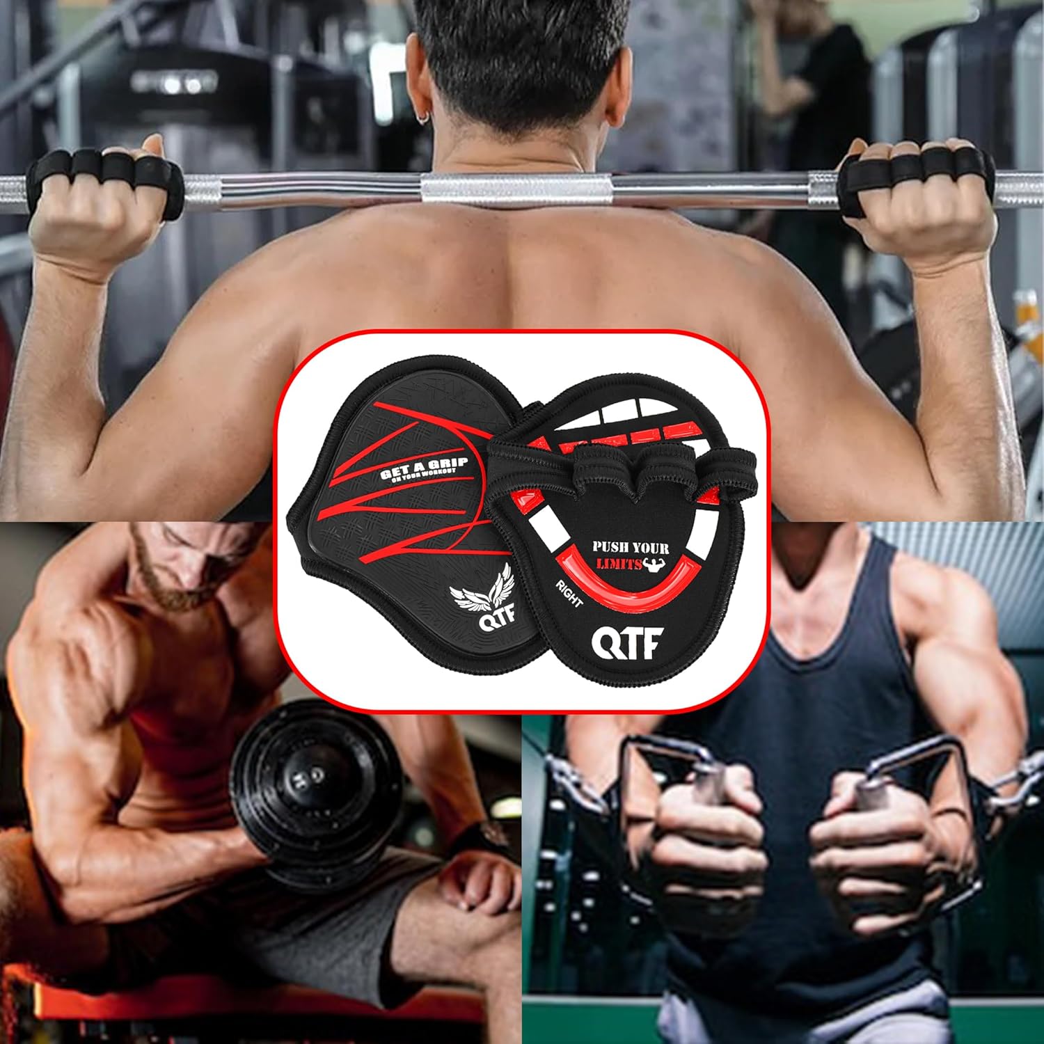 QTF Gym Grips Pads