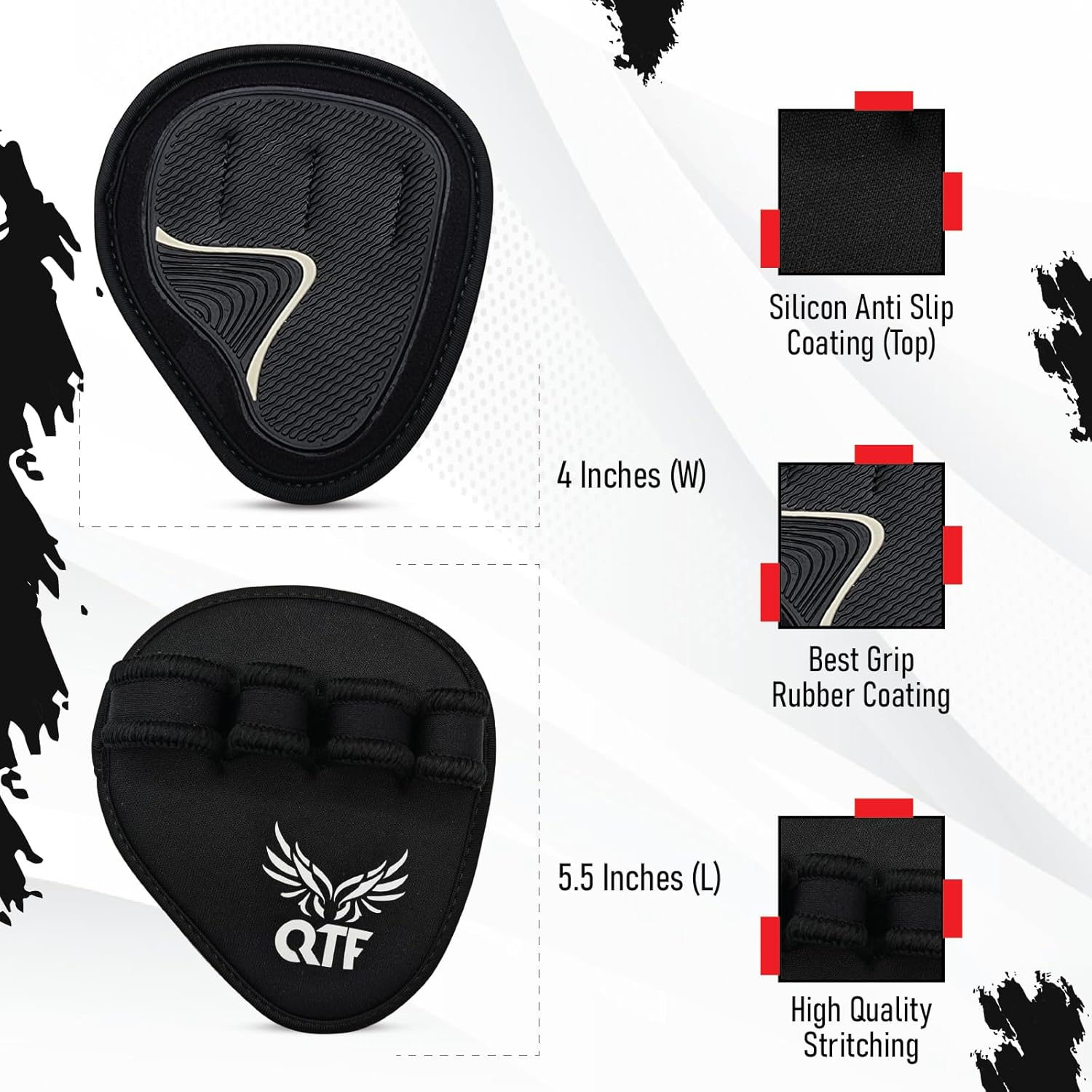 QTF Gym Grips Pads