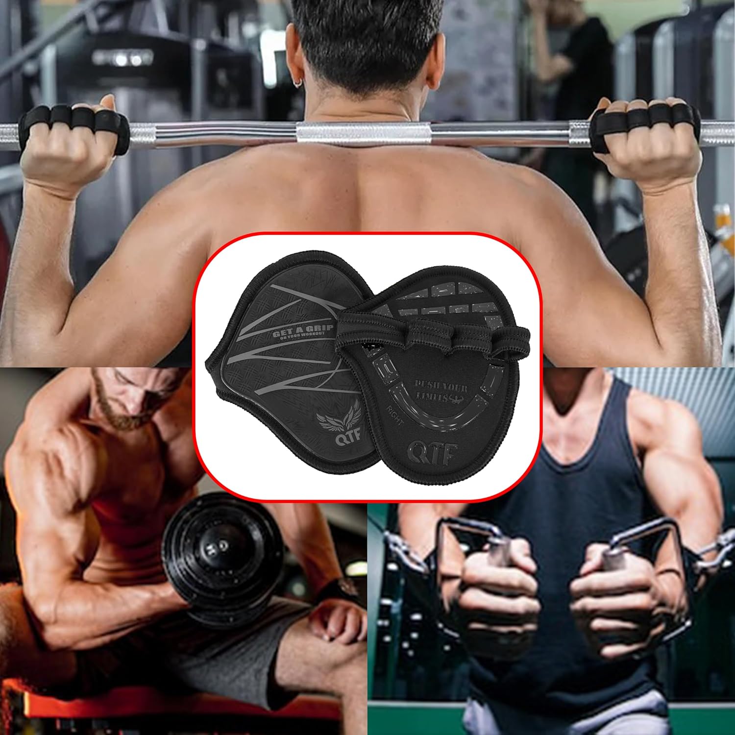 QTF Gym Grips Pads