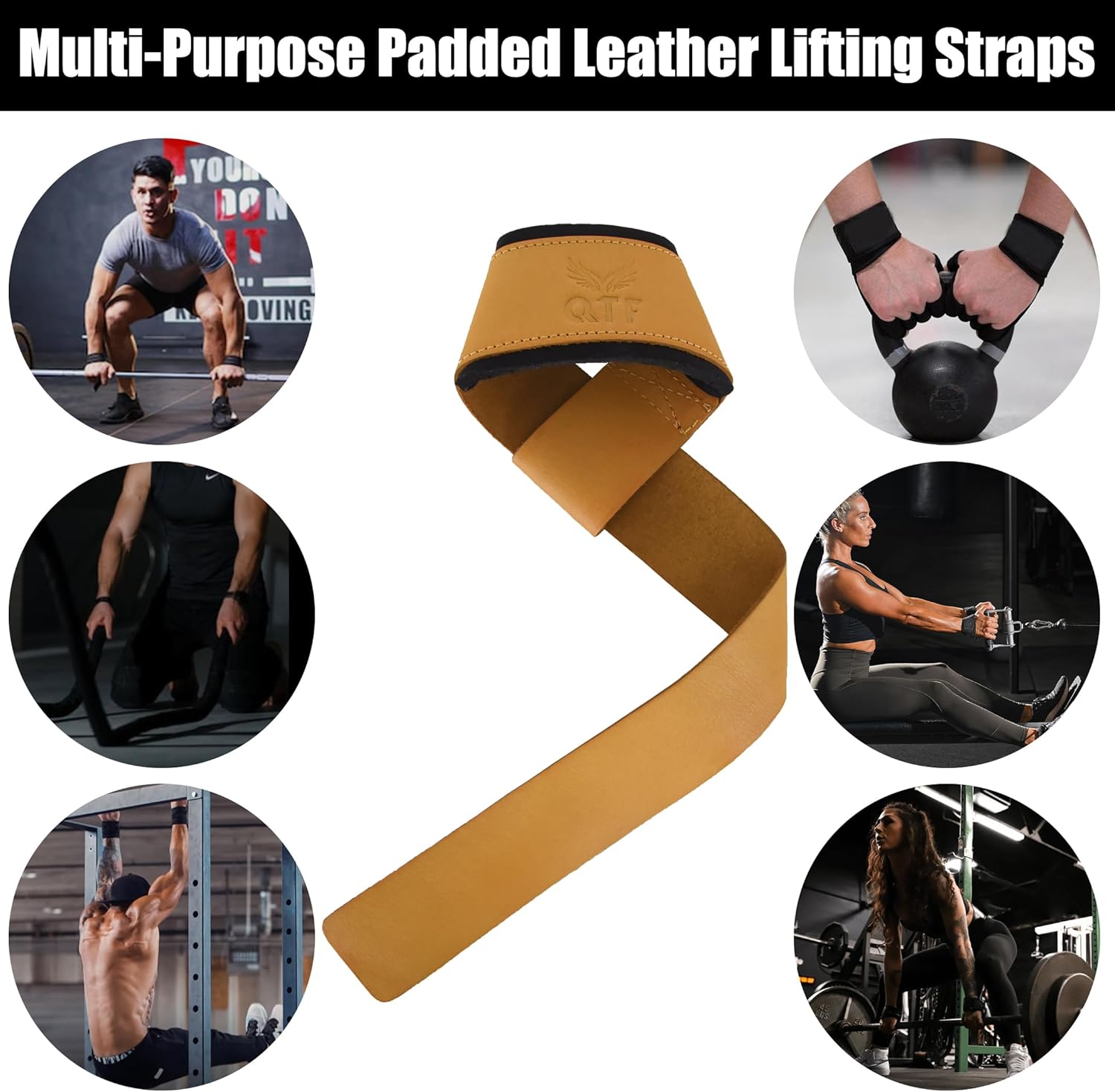 QTF Lifting Wrist Straps