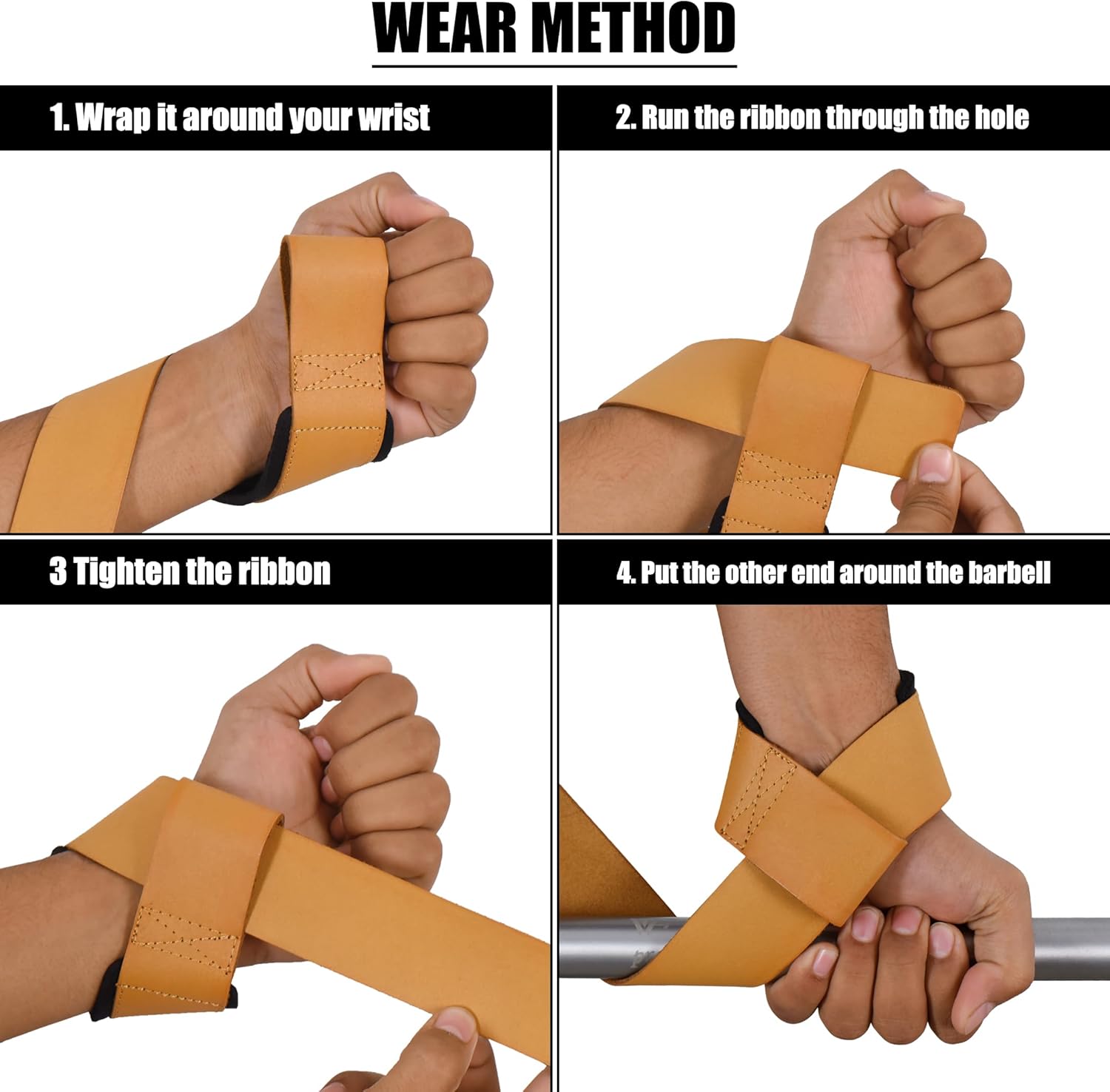 QTF Lifting Wrist Straps
