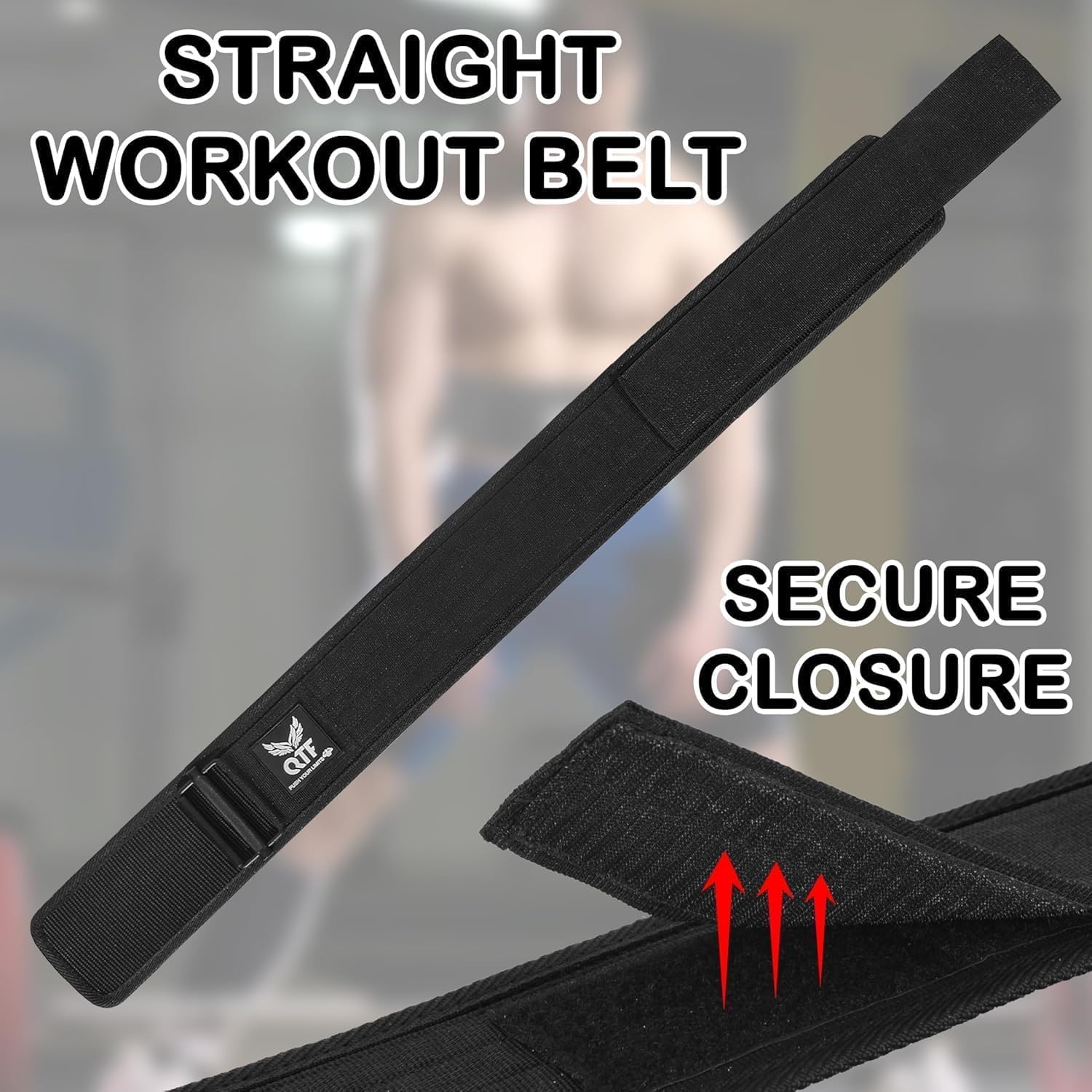 QTF Weight Lifting Belt - Auto Locking Gym Belt