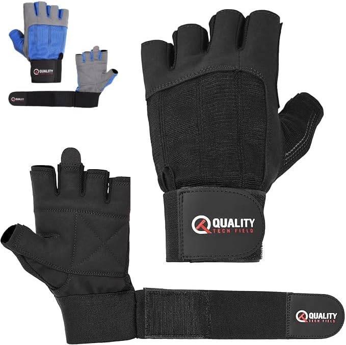 QTF Workout Gloves for Men and Women