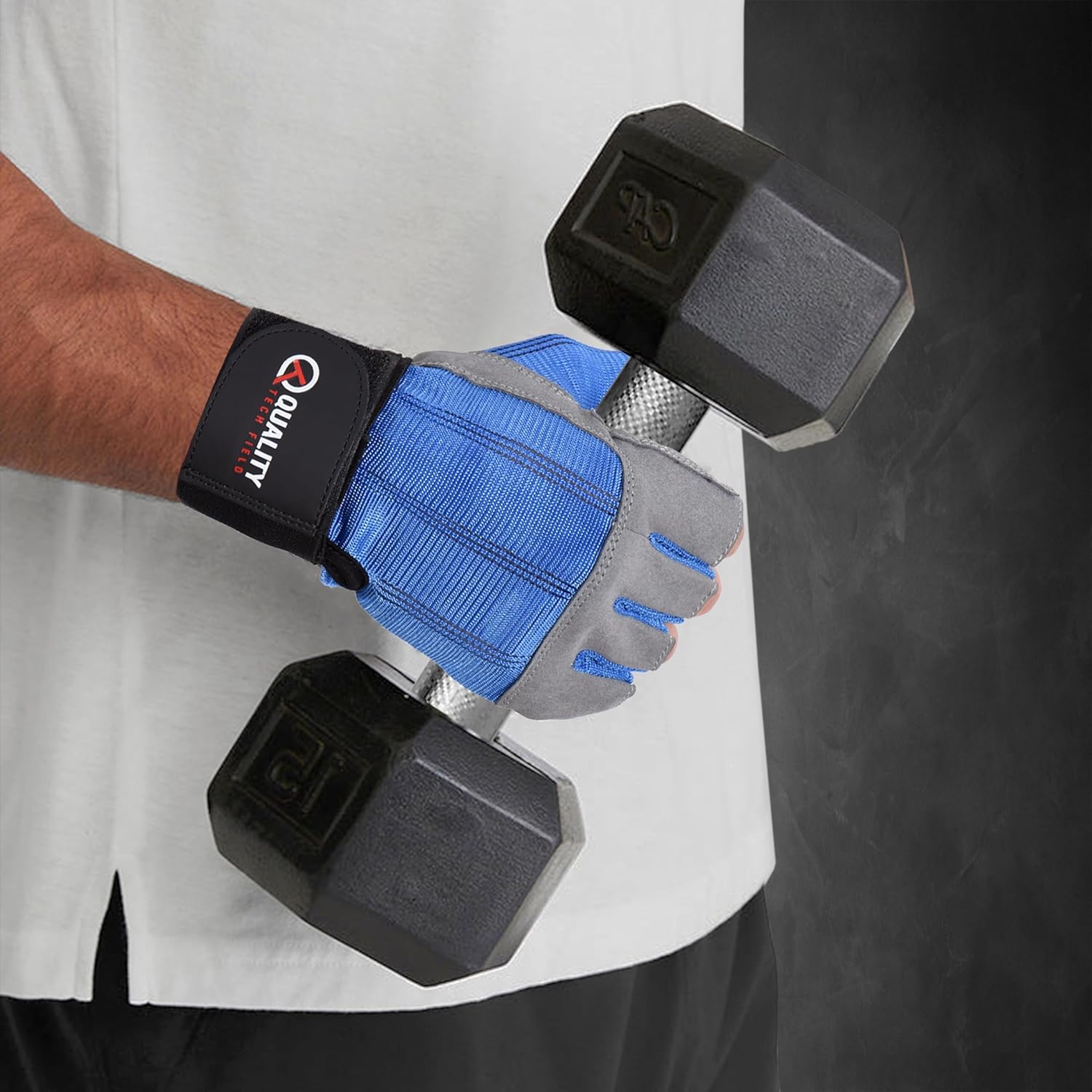 QTF Workout Gloves for Men and Women