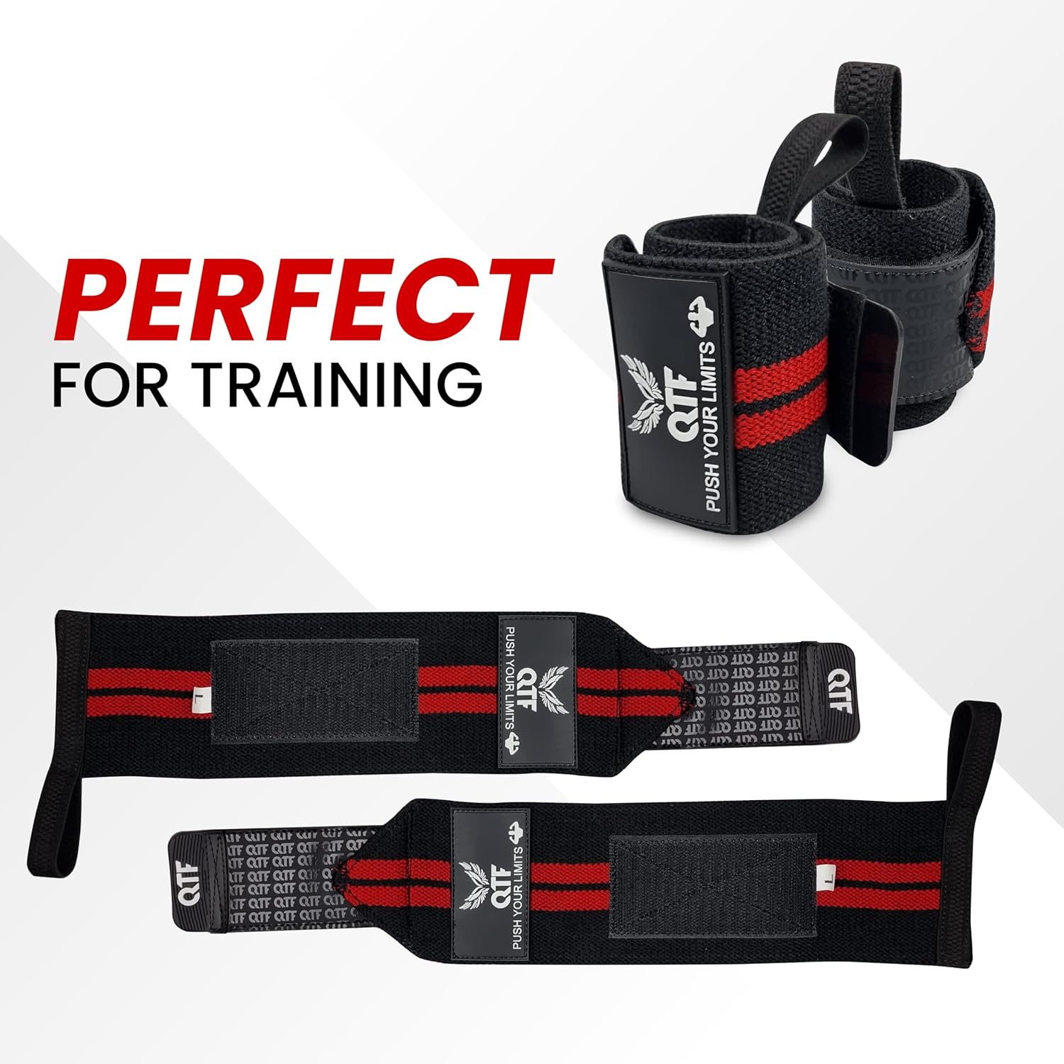 QTF Wrist Wraps for Weightlifting