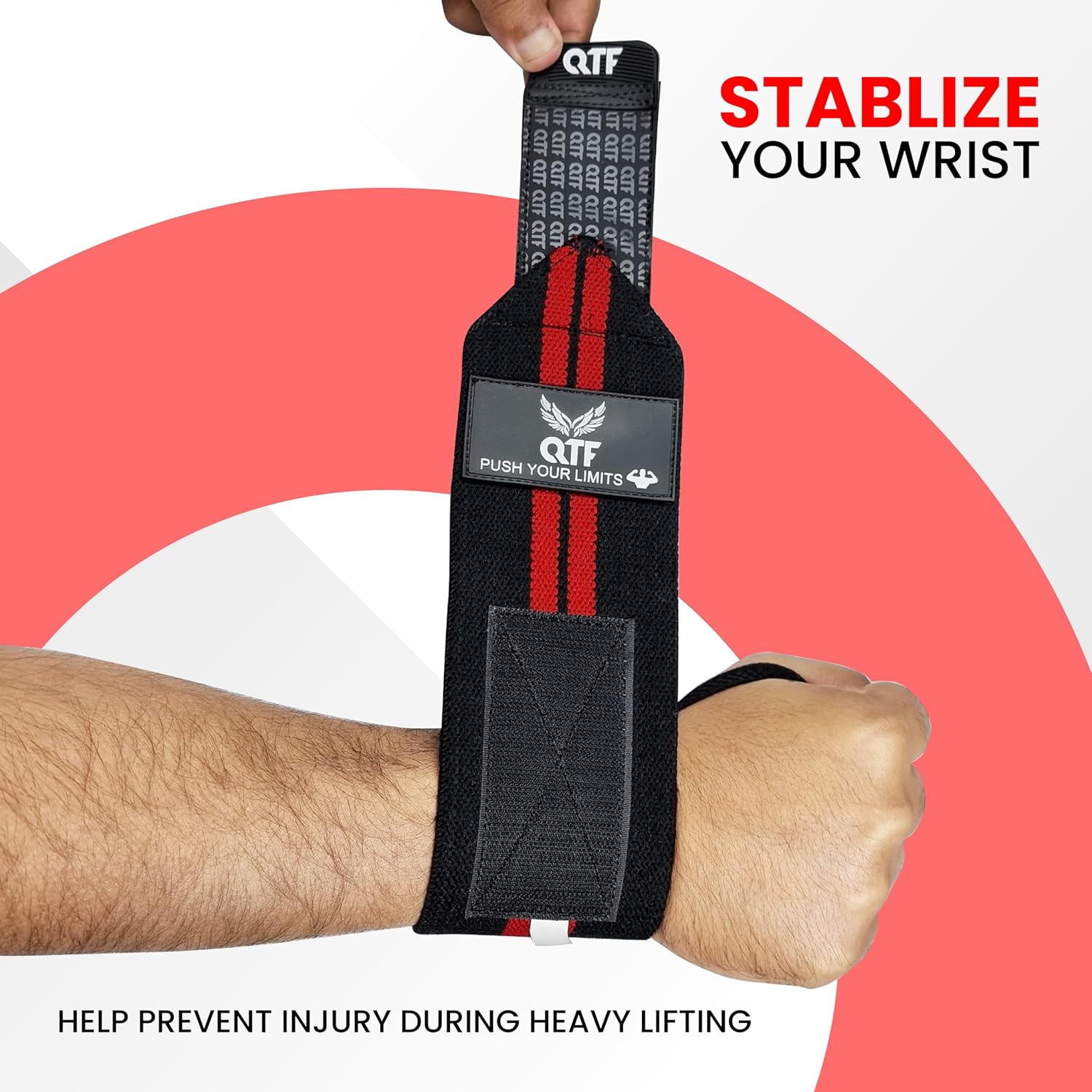 QTF Wrist Wraps for Weightlifting