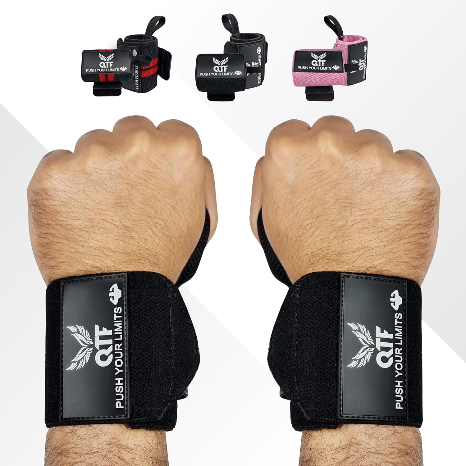 QTF Wrist Wraps for Weightlifting