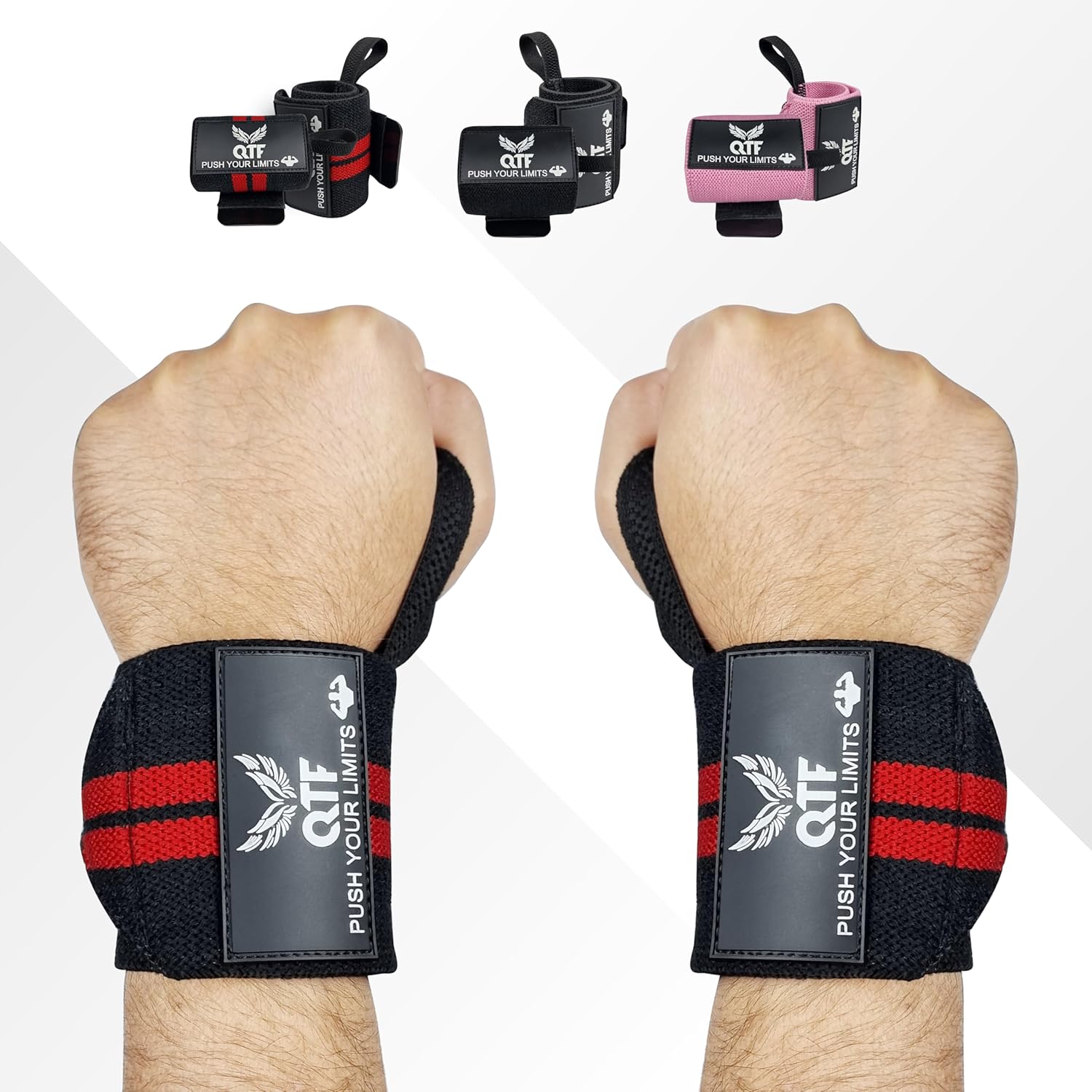 QTF Wrist Wraps for Weightlifting
